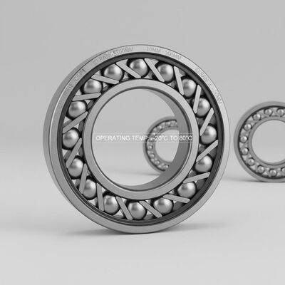 فولاد سخت شده با یاتاقان غلتکی متقاطع پیست مسابقه برای دمای -20 تا 80 درجه سانتیگراد با قطر داخلی 10 میلی متر تا 500 میلی متر